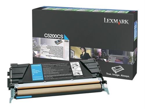 Lexmark - Cyan - original - cartouche de toner LCCP, LRP - pour Lexmark C520n, C530dn, C530n