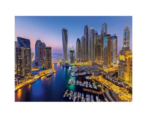 Puzzle 1000 Pièces : Dubai, Clementoni