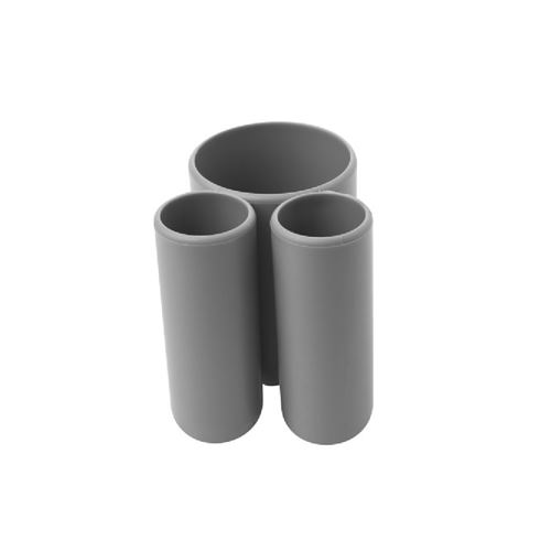 Porte brosses à dents Touch gris