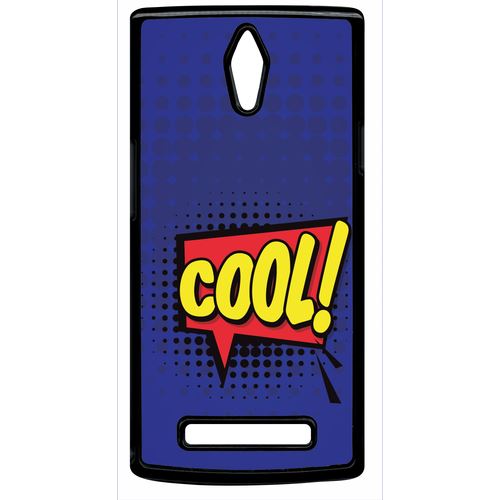 Coque Oppo Find 7 Cool Fond Bleu Lectrique