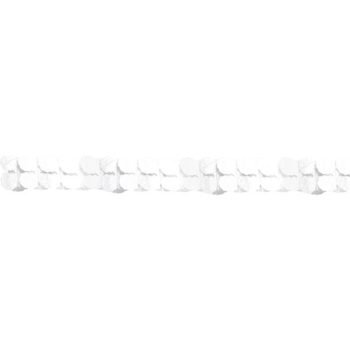 Amscan guirlande de 365 cm blanc