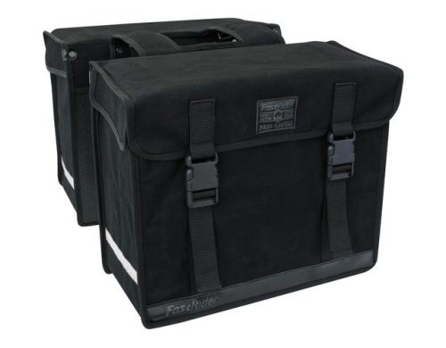 FastRider sac double toile noire 47,5 L