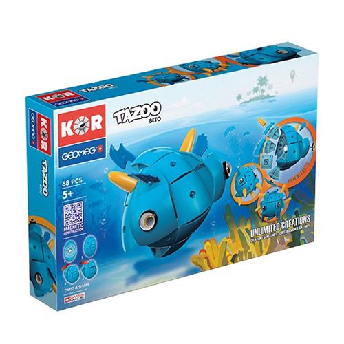 Geomag KOR Tazoo Beto bleu 68 pcs