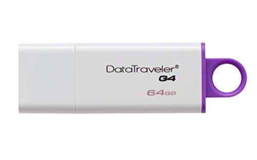 Kingston DTIG4/64GB DataTraveler Clé USB 3.0 64Go Blanc / Violet