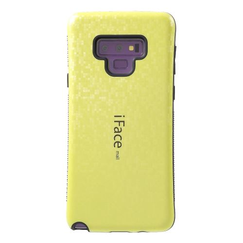 Coque en TPU motif mosaïque hybride jaune pour votre Samsung Galaxy Note9 N960
