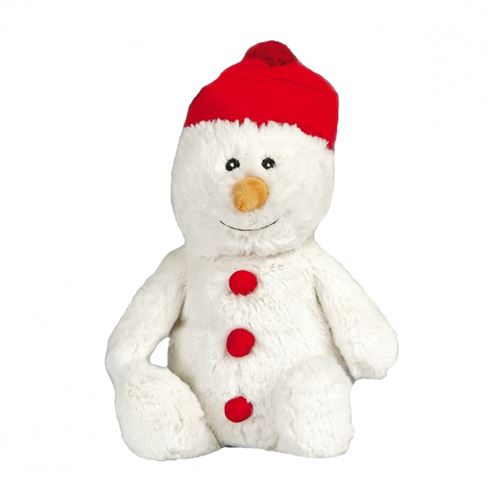 Bouillotte micro-ondes naturelle - Bonhomme de neige