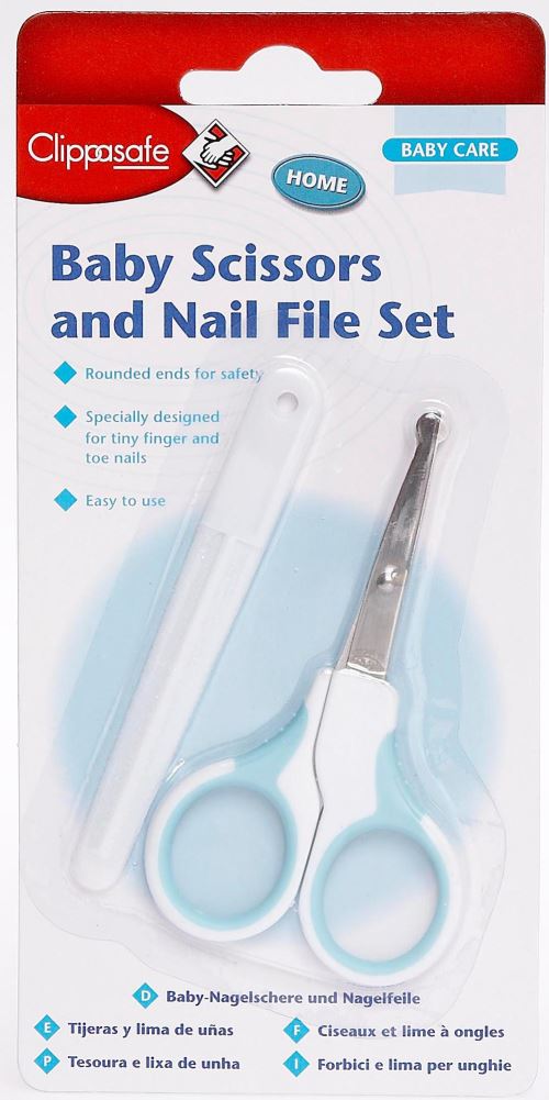 Clippasafe Set Ciseaux Et Lime Pour Ongle De Bébé