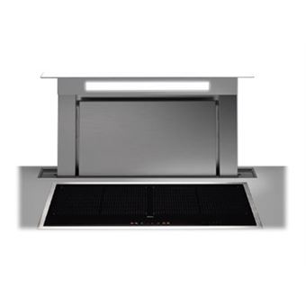 Falmec Design+ DownDraft - Hotte - Courant descendant télescopique - Niche - largeur : 81 cm - profondeur : 98 cm - recyclage - blanc