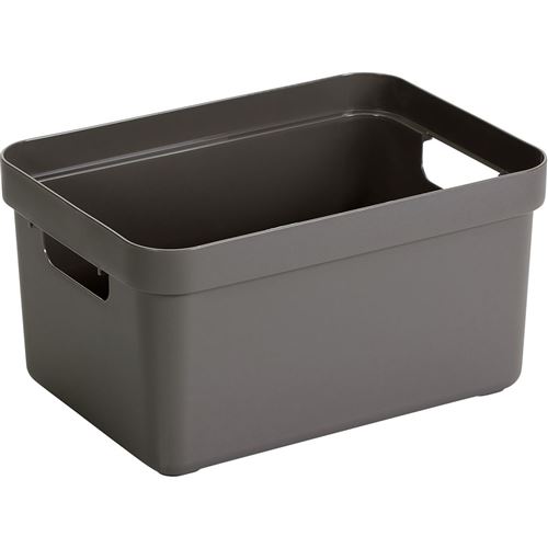 Sunware - Boite de rangement Sigma Home Box 13 L Taupe