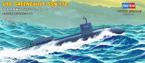 Uss Navy Greeneville Submarine Ssn-772 - 1:700e - Hobby Boss