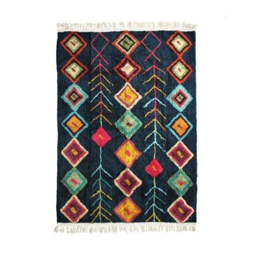 tapis berbere color - 160 x 230 cm - bleu