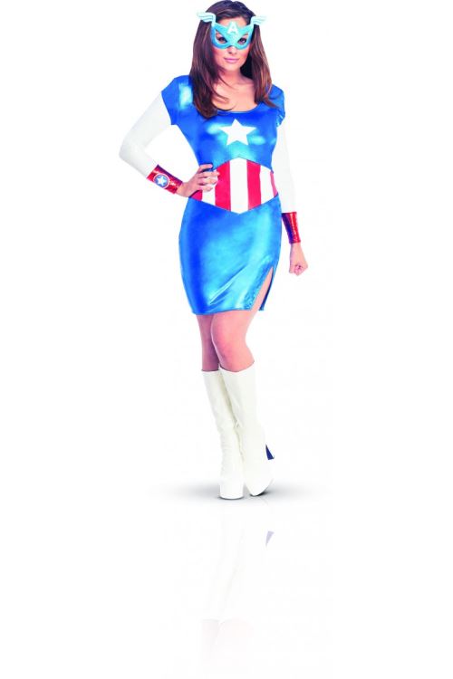 Costume miss captain america xs