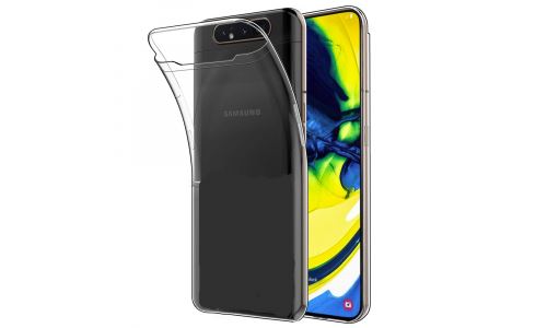 Coque souple pour Samsung Galaxy A80 transparent