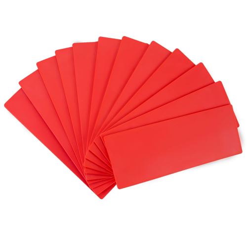 Pure2Improve 12 pcs Marqueurs de terrain Rouge