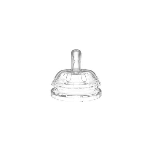 nuvita mimic ensemble de 2 tétines - flux y avec valve anti-collique