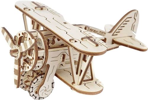 Wooden City Plan de puzzle 3D en bois 14 cm