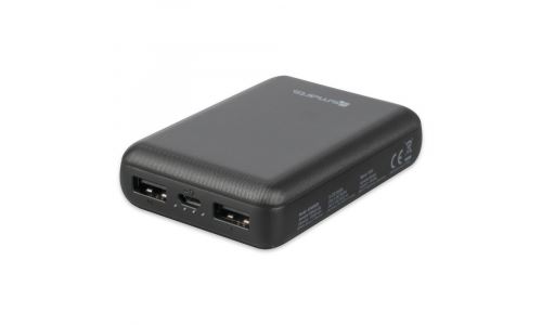 Batterie externe PowerBank 10.000 mAh noire de 4smarts