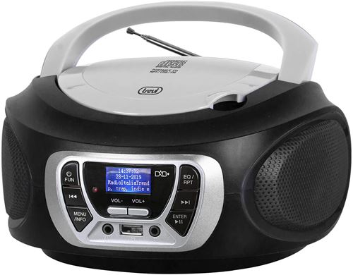 Trevi CMP 510 Dab Stéréo Portable CD BRD Noir
