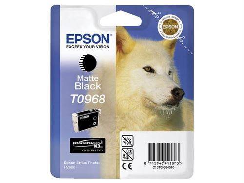 Epson T0968 - dof zwart - origineel - inktcartridge