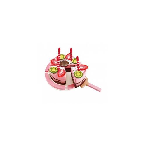 Hape gâteau d'anniversaire en bois 2 saveurs