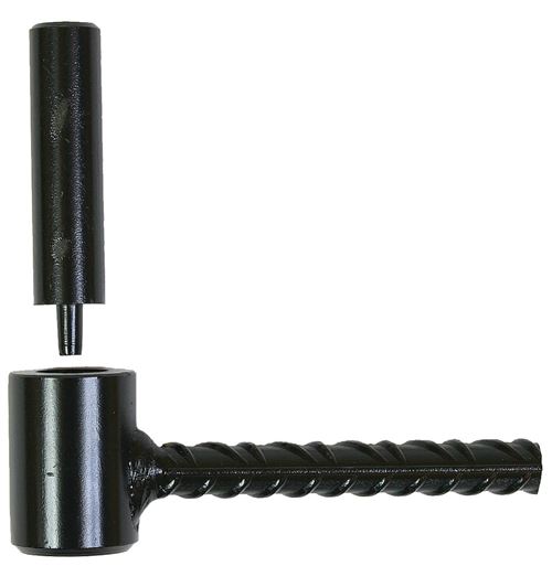Gond parpaing Ø16 cataphorèse noir chimique ING FIXATIONS - Ø 10 x 80 + Tamis - A000060