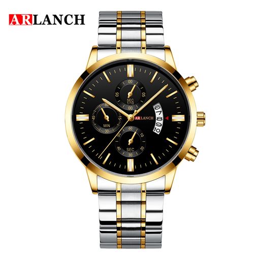 Montre à quartz HANNAH MARTIN Homme AR-303S1AN - Argent&Noir(43mm)