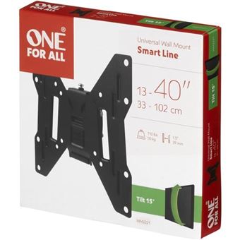 One For All Smart WM 2221 - Support - pour Écran LCD - Taille d'écran : 13"-40" - montable sur mur