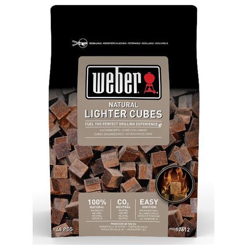 Boîte de 48 cubes allumes feu naturels Weber 17612
