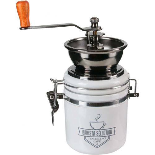 Paris Prix - Moulin à Café En Céramique barista 20cl Blanc