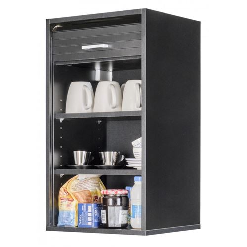 Meuble De Cuisine Noir L 40 Cm H 72 Cm Achat Prix Fnac