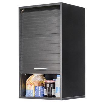 Meuble De Cuisine Noir L 40 Cm H 72 Cm Achat Prix Fnac