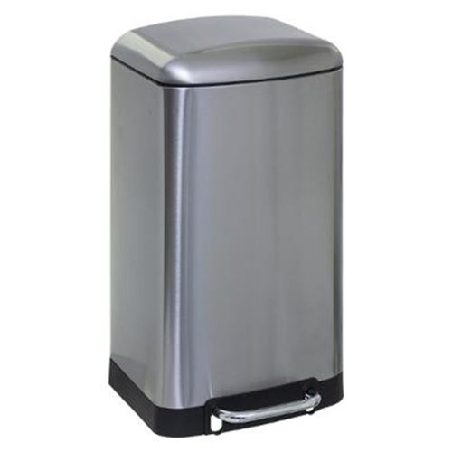 FIVE Simply Smart - Poubelle de Cuisine Métal Ariane 30L Argent