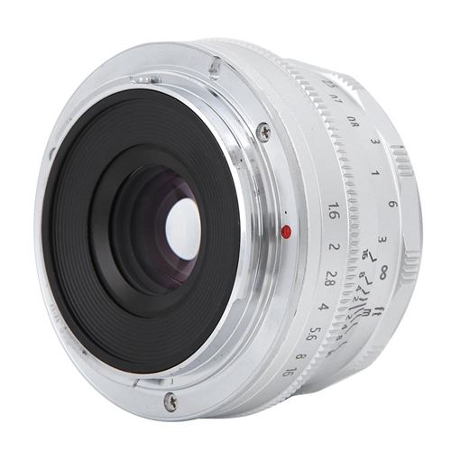 Objectif De Caméra Sans Miroir 35 Mm F1.6 M4 / 3 Pour Olympus E-M5 E-M5Ii E-M10 E-M10Ii E-M10Iii(Argent )