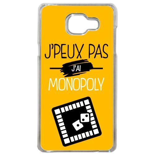 Coque j peux pas j ai monopoly 10 compatible samsung galaxy a3 2016 transparent