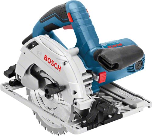 Scie Circulaire Portative 165 Mm + Mallette Bosch Professional Gks 55+ Gce In L-Boxx 0601682101 1350 W