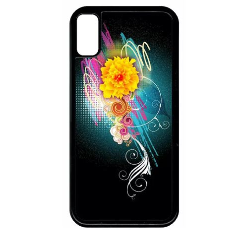 Coque apple iphone x (10) flower vector designs