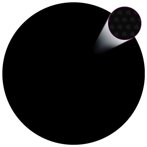 vidaXL Couverture de piscine Noir 549 cm PE