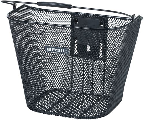 Basil panier de vélo KFguidon 20 litres acier noir