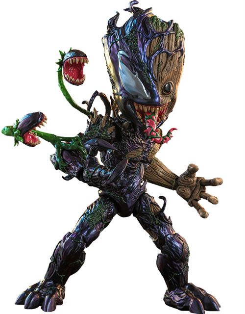 Figura Hot Toys Tms027 - Marvel Comics - Marvel's Spider-man : Maximum Venom - Venomized Groot