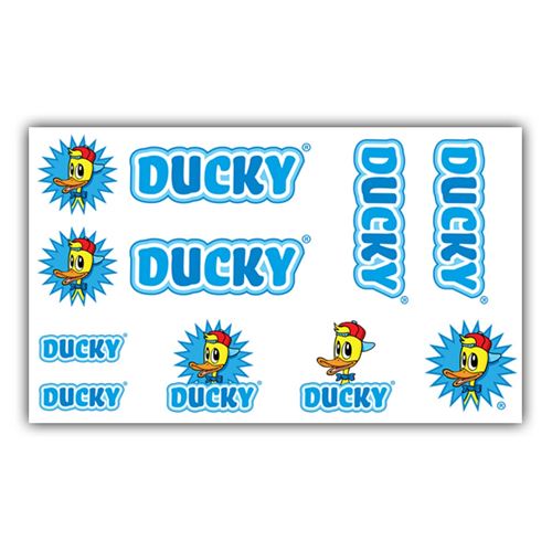FC Bike Stickers Ducky Bleu 14 X 20 cm
