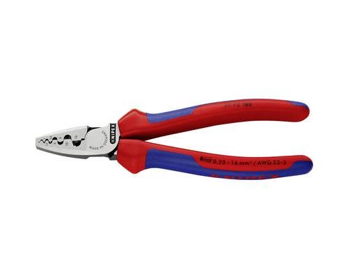 Knipex 97 72 180 Crimping Pliers For End Sleeves (Ferrules) 180mm