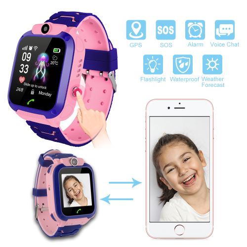 12€04 sur Montre intelligente 2G SIM pour enfants de Smart Watch sécurité,  Montre, Top Prix