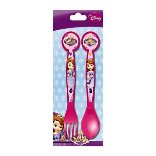 Couvert, cuillère et fourchette Princesse Sofia Disney enfant bébé