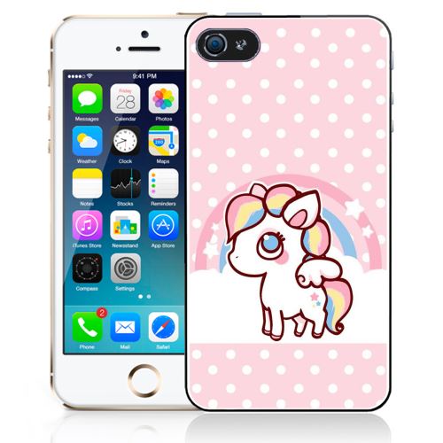 Coque pour iPhone 5C licorne kawaii