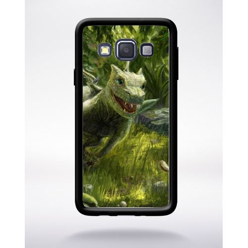 Coque Bébé Dragon Compatible Samsung A3 2015 Bord Noir Silicone