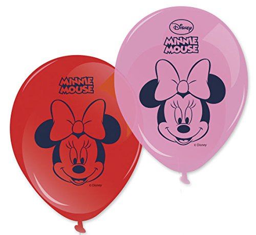 Generique - 8 Ballons Imprimés Minnie 28 cm