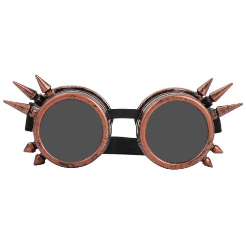 Lunettes Steampunk A Pointes Vintage Double Couche Bronze Rouge Lunettes sport Achat prix fnac