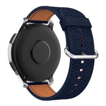 Bracelet en cuir veritable boucle classique bleu fonce pour votre Samsung Galaxy Watch 46mm Gear S3 Classic S3 Frontier Autres accessoires informatiques Achat prix fnac