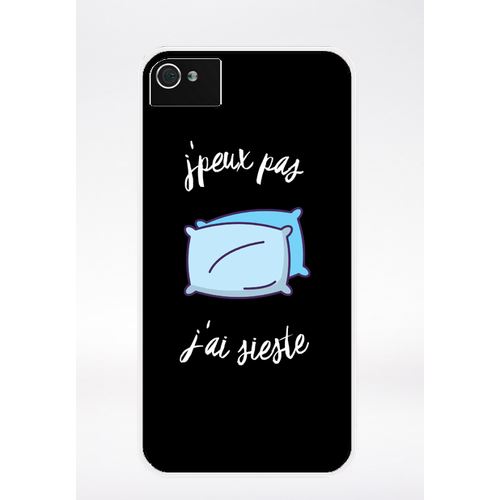 Coque J Peux Pas J Ai Sieste Compatible Iphone 4 Transparent