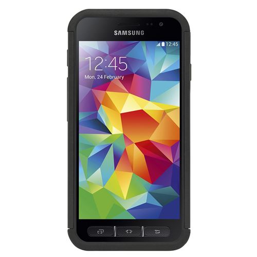 Mobilis BUMPER - Achterzijde behuizing voor mobiele telefoon - robuust - silicone, polycarbonaat - zwart - voor Samsung Galaxy Xcover 4, Xcover 4s